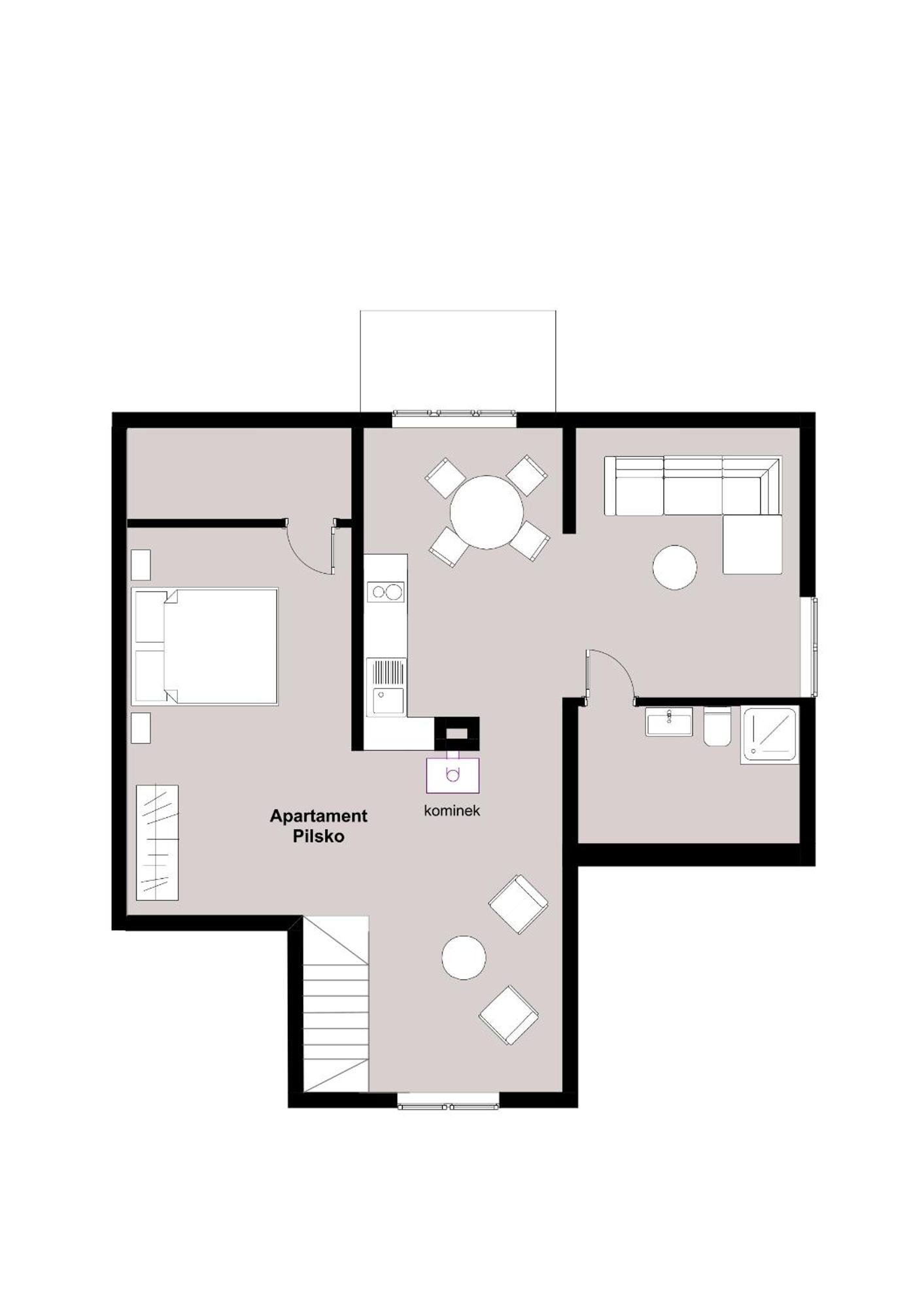 W Deski Dom Apartamenty Krzyżowa Exterior foto